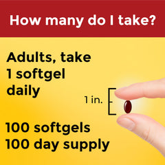 No fishy odor or aftertaste accompanies Nature Made krill oil softgels.