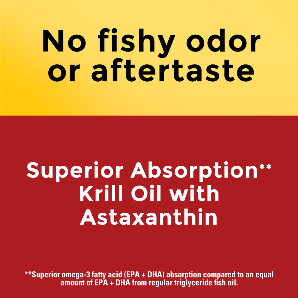Phospholipid-bound omega-3 from Nature Made krill oil may improve absorption.