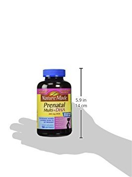 Two-pack Nature Made Prenatal Multi + DHA packaging for convenient value.