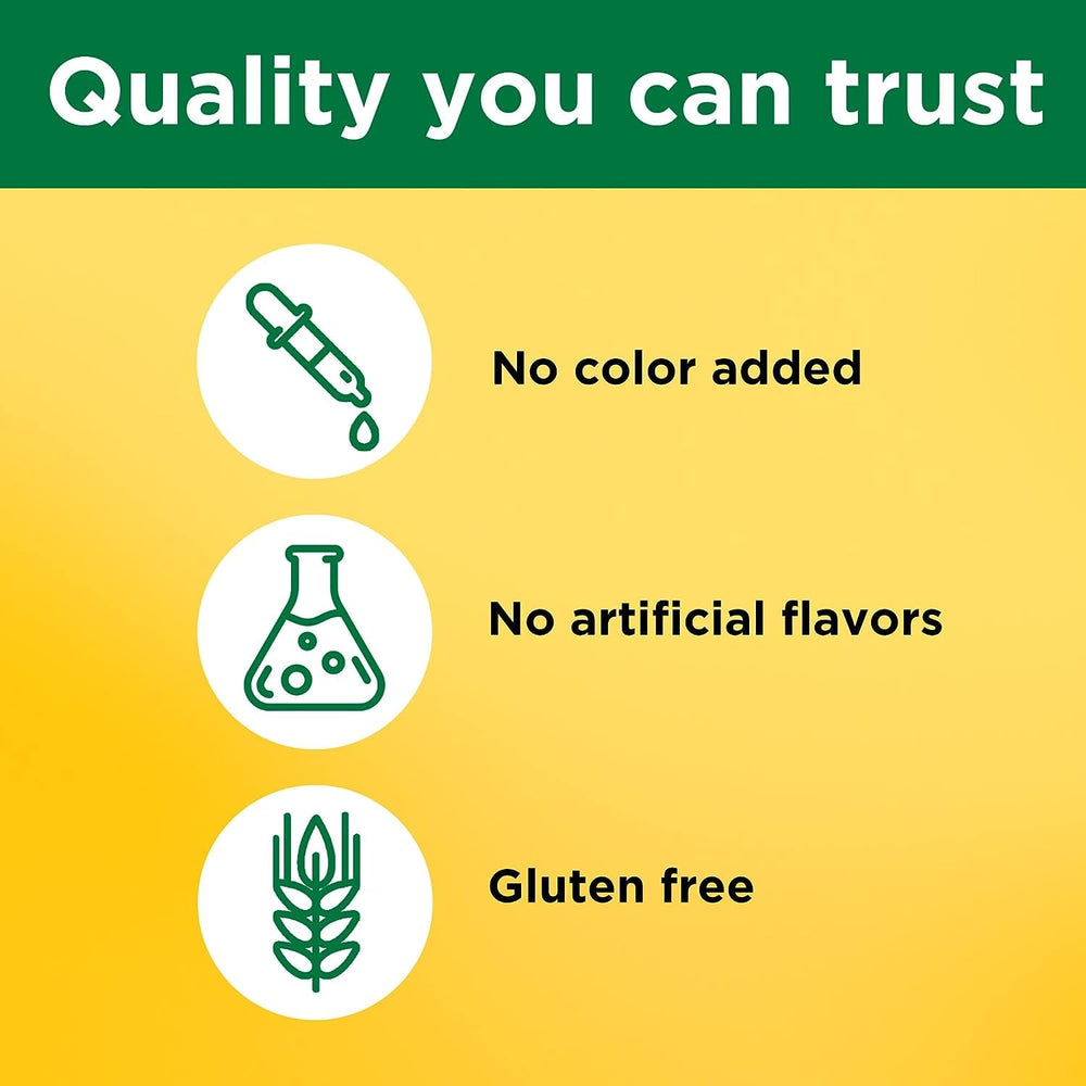 Softgel demonstrates easy daily routine with water for Nature Made D3.