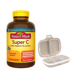 Nature Made Super C bottle highlighting high-dose vitamin C for daily immune support