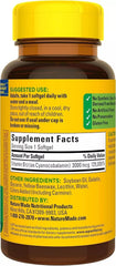 Nature Made Vitamin B-12 Softgels inside pack—convenient daily one-softgel dose.