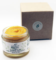 Nature of Brazil Vulva Balm texture on skin demonstrates moisturizing barrier