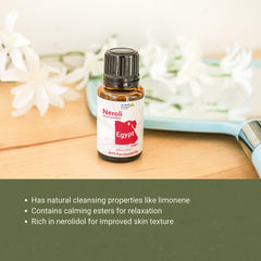 Neroli soap crafting setup featuring Nature Packaged essential oil