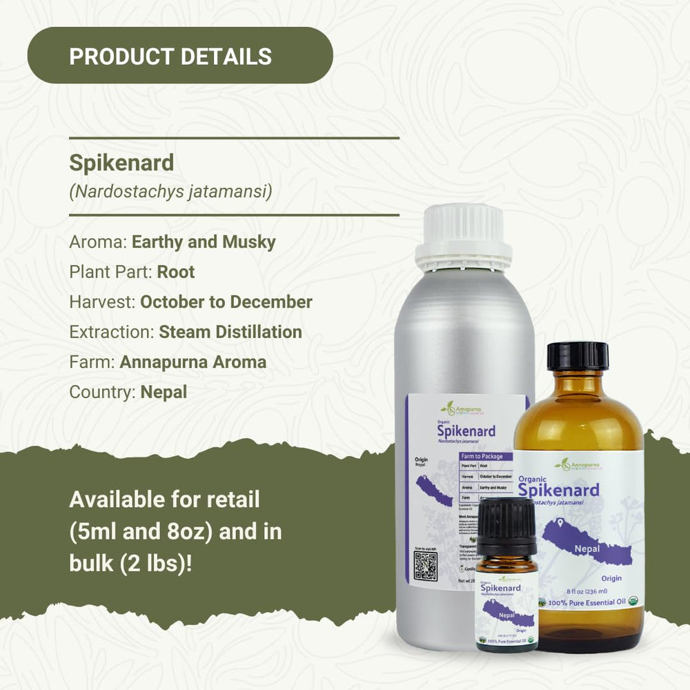 Nature Packaged Spikenard massage oil use in a soothing routine