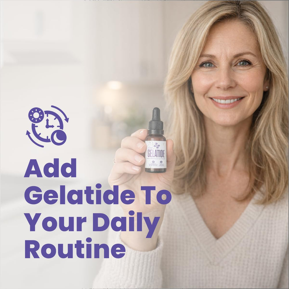 Nature’s NutriWave GELATIDE daily dosing concept with a convenient dropper.