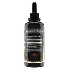 Close-up of amber Naturealm tincture showing liquid clarity and extraction quality