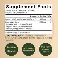 NatureBell Berberine capsules close-up showing easy daily intake