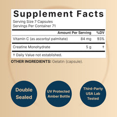 5,000 mg per serving highlight for strong training support from NatureBell capsules.