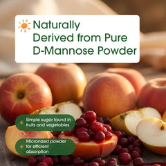 12 oz NatureBell D-Mannose Powder jar ready for daily routine