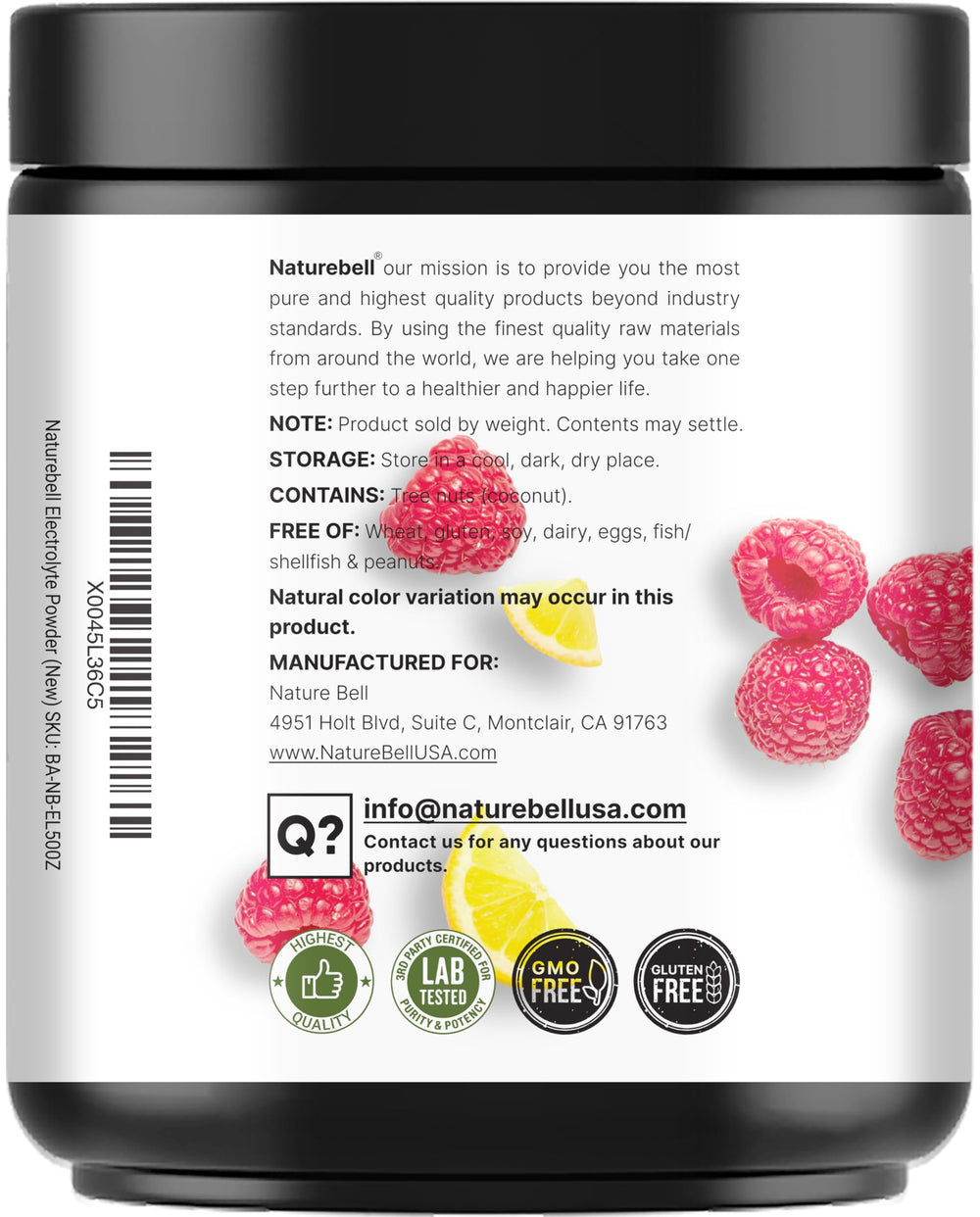 Travel-friendly tub sits on a counter ready for workouts and on-the-go hydration.