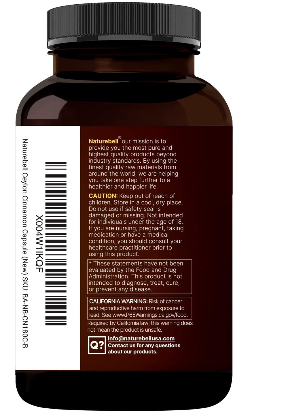 NatureBell third-party lab tested seal indicating safety and potency