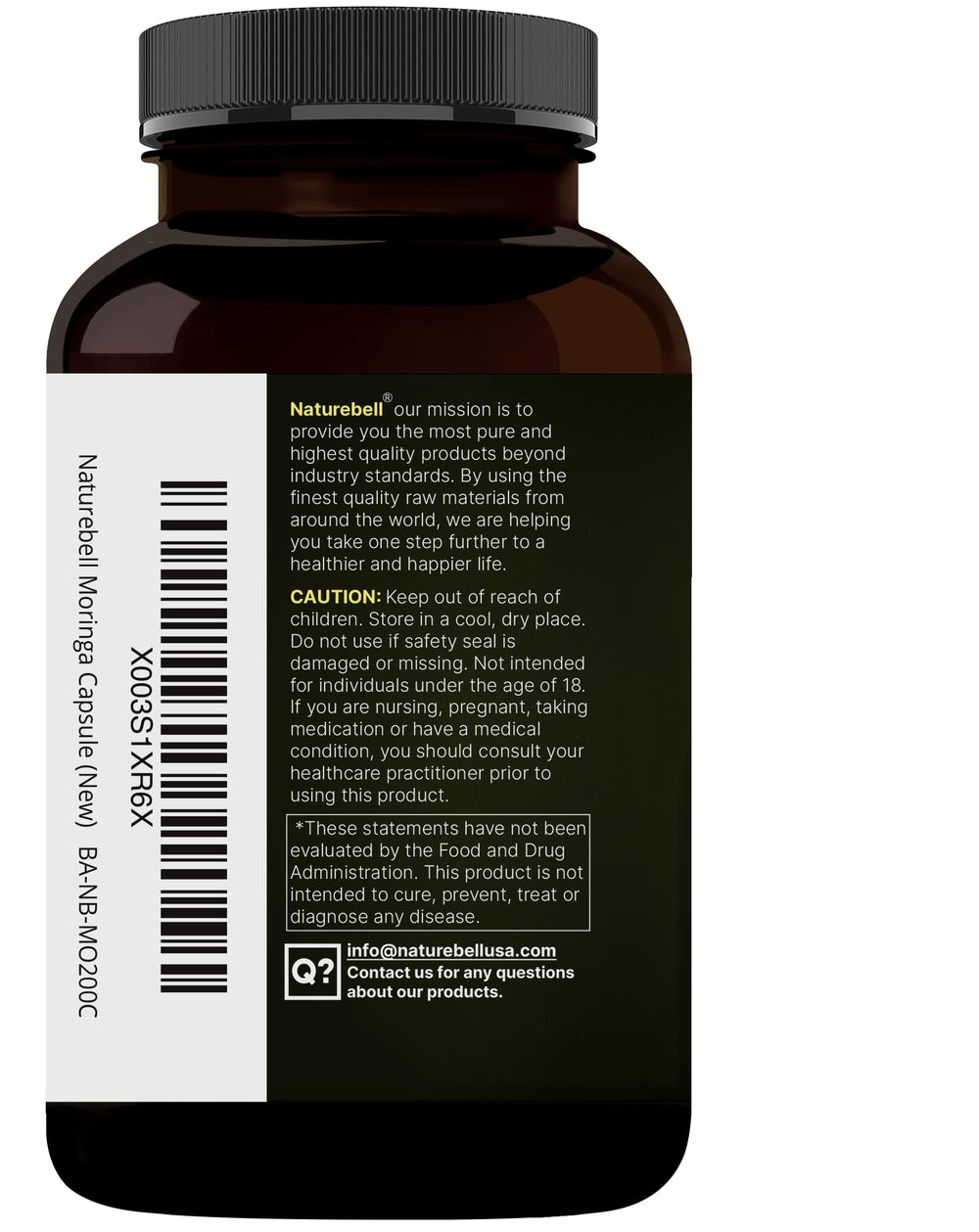NatureBell skin health and immune support focus, shown by bottle and capsule imagery.