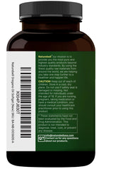 NatureBell softgels on table beside label and seal.