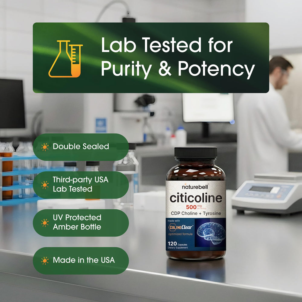 Third-party tested seal on NatureBell packaging signals quality