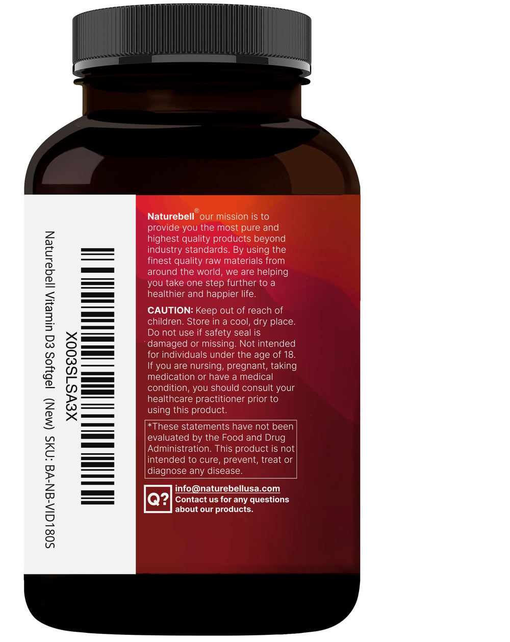NatureBell D3 K2 softgels with calendar cue for weekly use