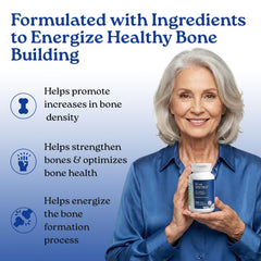 NatureCity True-Osteo capsules in hand, convenient plant-based calcium source.