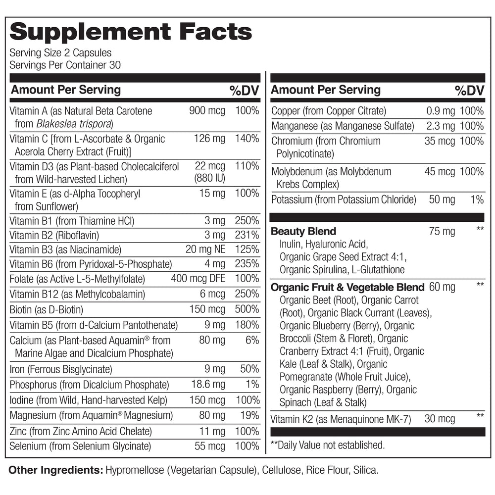 Naturelo Biotin-rich capsules supporting hair and nails health naturally.