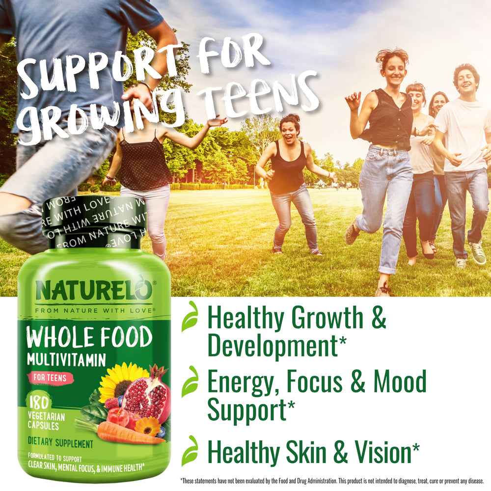 Naturelo bottle nutrition facts emphasizing minerals and vitamins