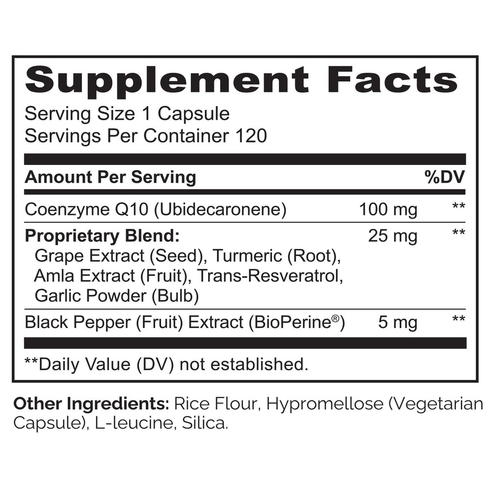 Naturelo CoQ10 capsules close-up ready for daily intake