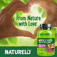 Naturelo Organic fruits and vegetables blend for wholesome nutrition.