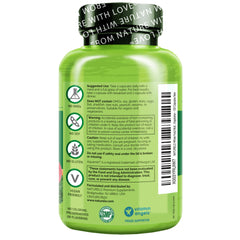 Teen taking Naturelo multivitamin with breakfast demonstrates daily routine.
