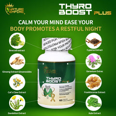 NatureMPIRE Thyro Boost Plus detox and antioxidant components.