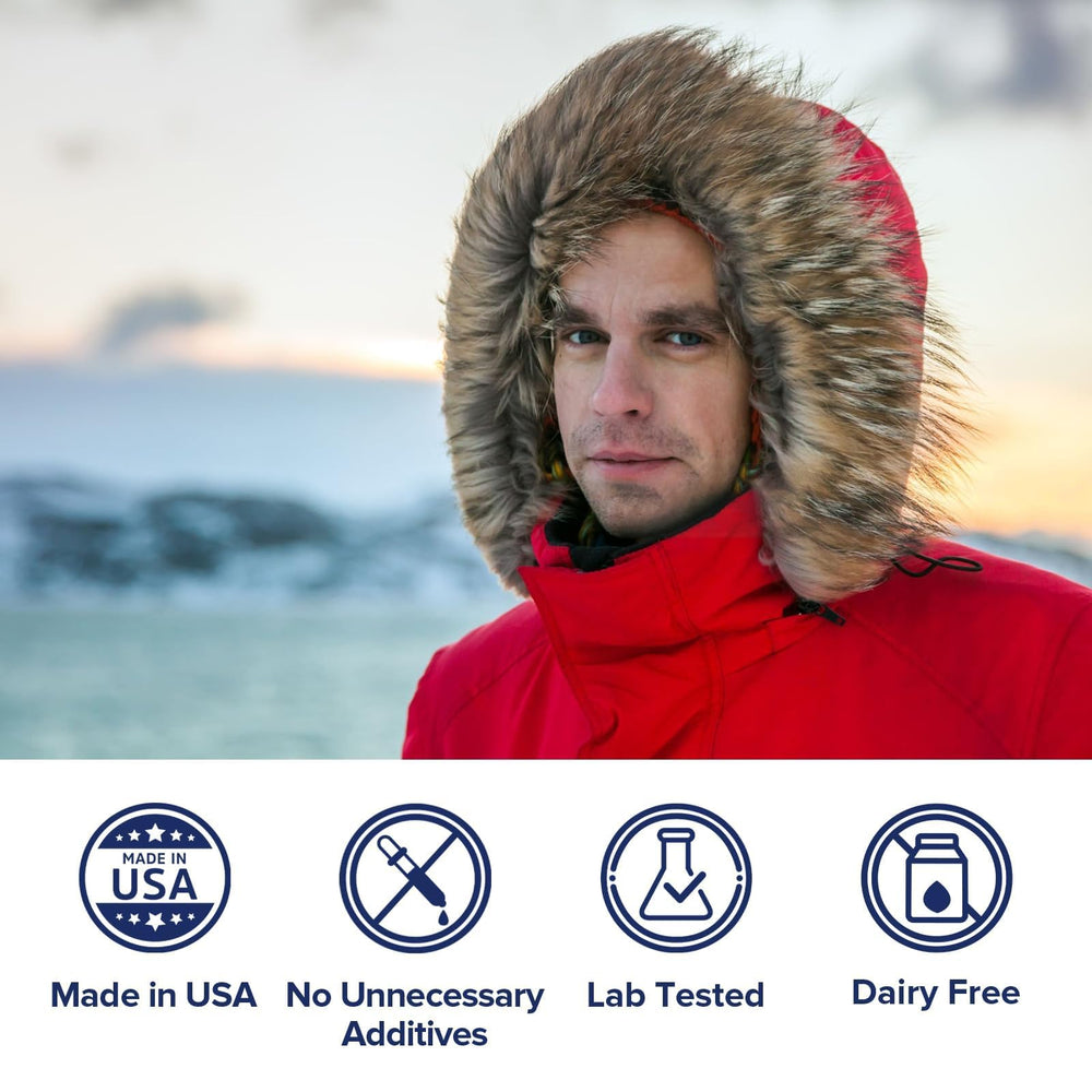 NatureMyst third-party testing seal on package for purity and potency
