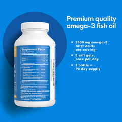 Naturenetics Omega-3 softgels close-up highlighting triglyceride form for absorption