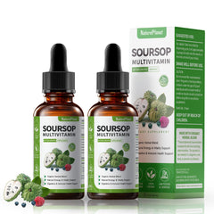 NaturePlanet Guanabana soursop liquid bottle front for daily wellness support