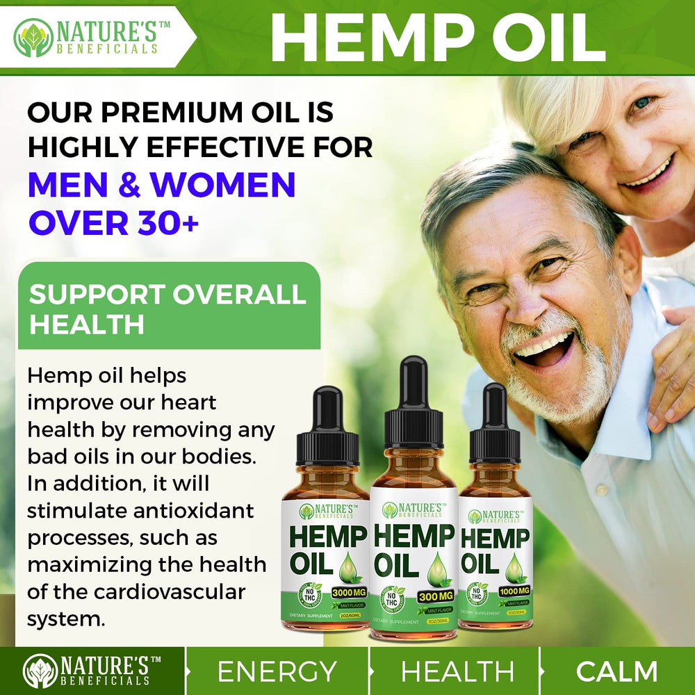 Nature's Beneficials organic hemp seed oil blend enhances absorption