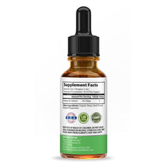 Nature's Beneficials peppermint hemp oil bottle emphasizes refreshing flavor for simple, on-the-go use