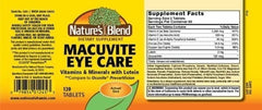 Nature's Blend Macuvite Eye Care tablets close-up for daily eye support