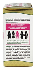 Nature's Bounty Probiotic GX box highlights 20B CFU