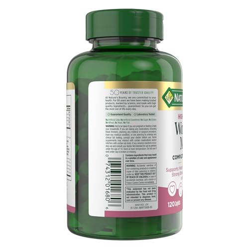 Nature's Bounty Women's Multivitamin supports bone and skin health.