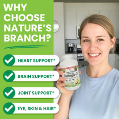 Nature's Branch USA-bottled non-GMO omega-3 with heavy metals testing