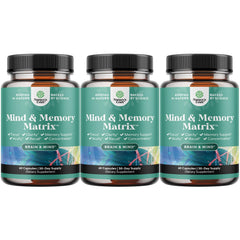 Natures Craft Advanced Brain Supplement pack front for cognitive support.