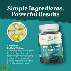 Detailed texture of Natures Craft Chlorophyll Gummies highlights a soft chew