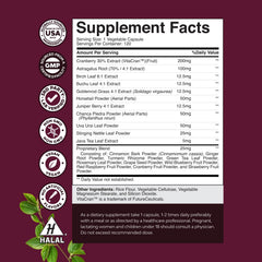 Natures Craft cranberry extract bottle highlights a potent botanical blend for detox support.