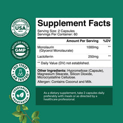 Nature's Craft label close-up highlighting clean sourcing and ingredients