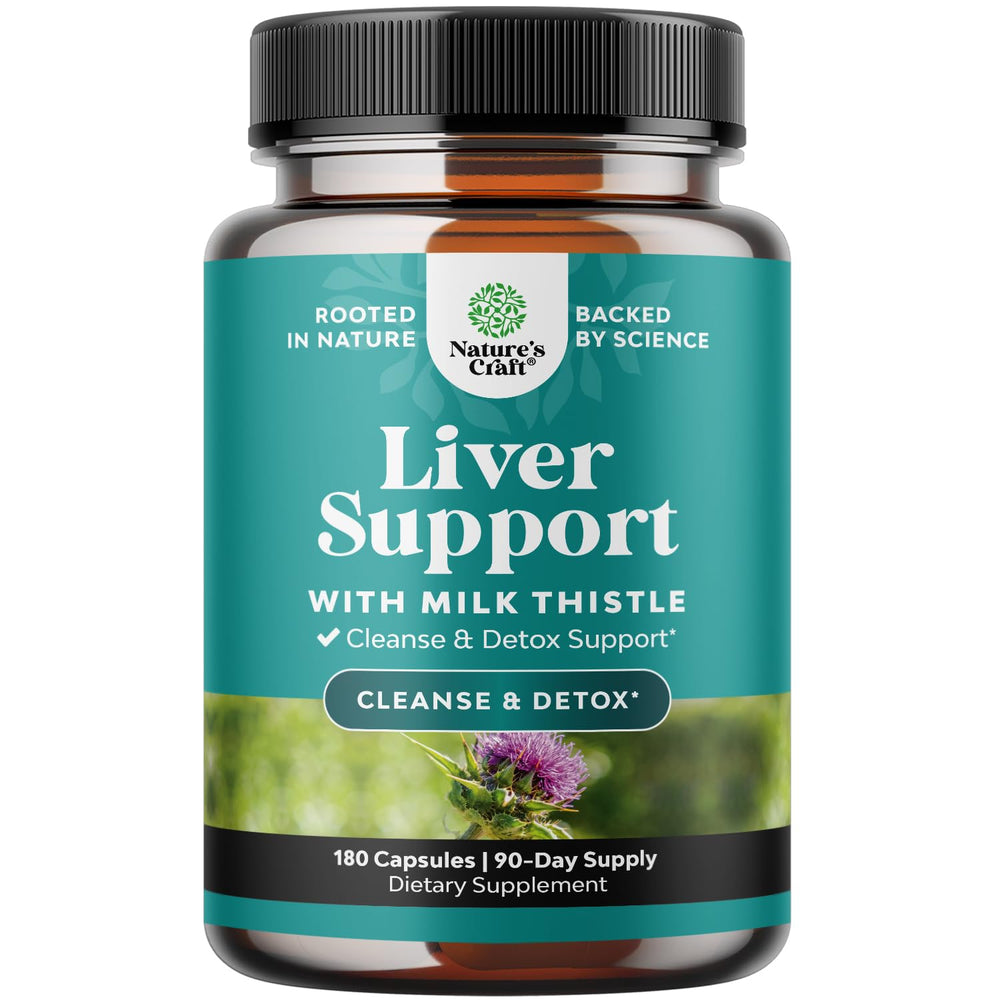Natures Craft Liver Cleanse bottle on shelf for daily support.