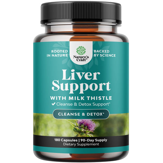 Natures Craft Liver Cleanse bottle on shelf for daily support.