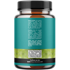 Natures Craft Liver Cleanse capsules closeup showing capsule texture and formula.