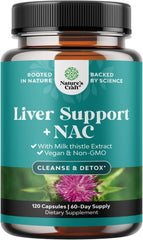 Nature’s Craft Liver Support NAC bottle highlights detox-friendly liver support