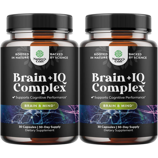 Natures Craft nootropic pills bottle supports daily focus and mental clarity.