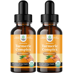 Natures Craft Organic Turmeric Liquid Drops bottle for daily wellness.