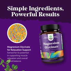 Nature's Craft Magnesium Glycinate dosage card for simple scheduling.