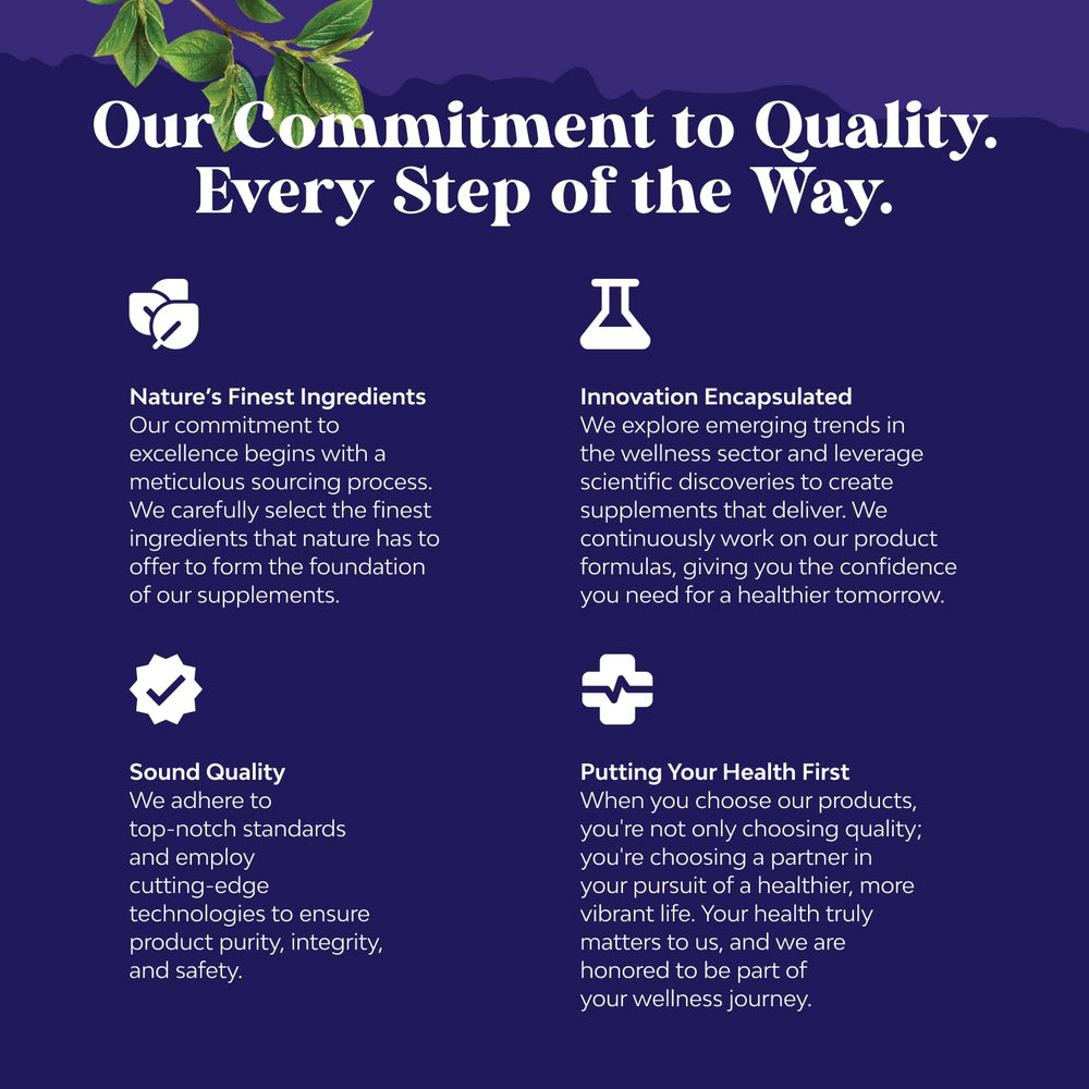 Natures Craft third-party testing seal signifying purity and safety.