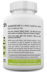 Label detail showing 30% polysaccharides and vegetarian-friendly features