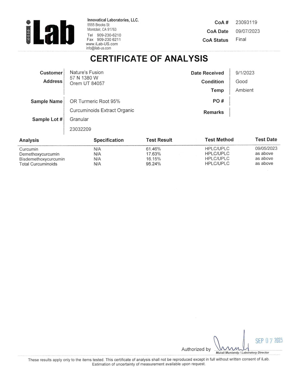 Nature's Fusions LupuEase USA-made label communicates quality and third-party testing
